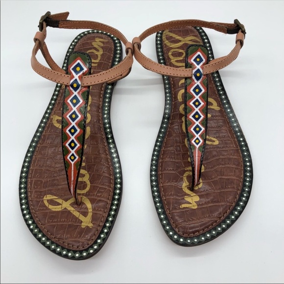 Sam Edelman Gigi 6 Sandals Tribal - Picture 2 of 7